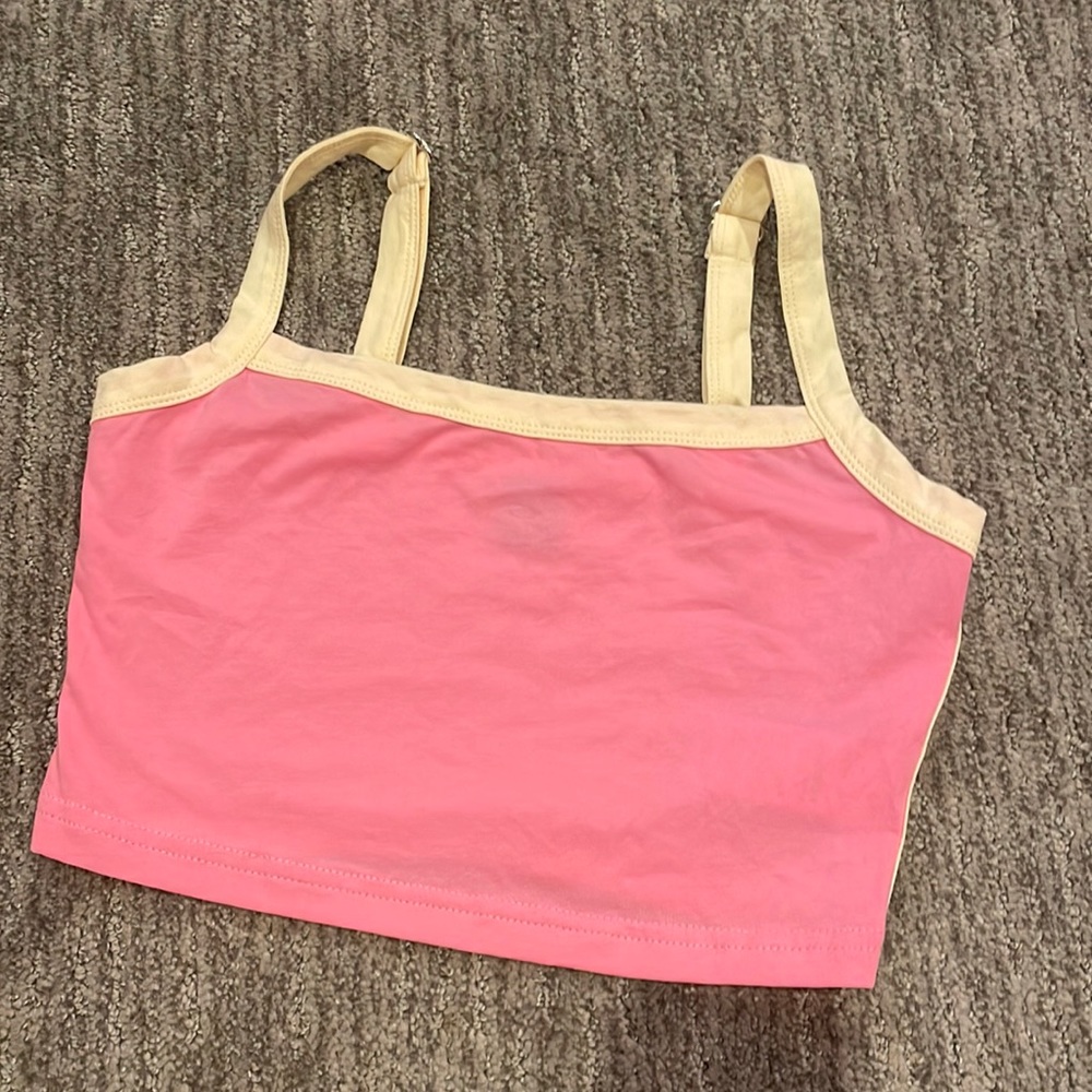 shein pink tanktop